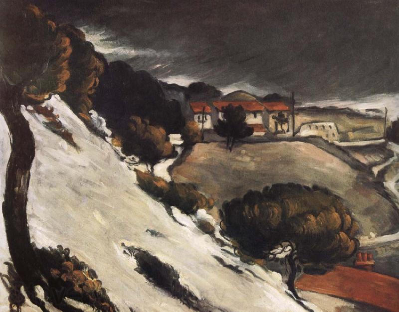 Paul Cezanne snow Germany oil painting art